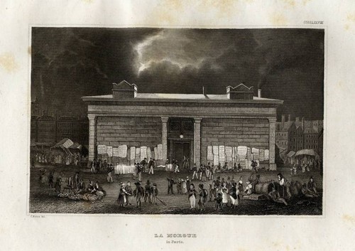1860 paris morgue - paris, la