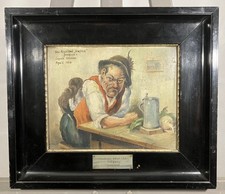 Uomo Al Bancone Di Una