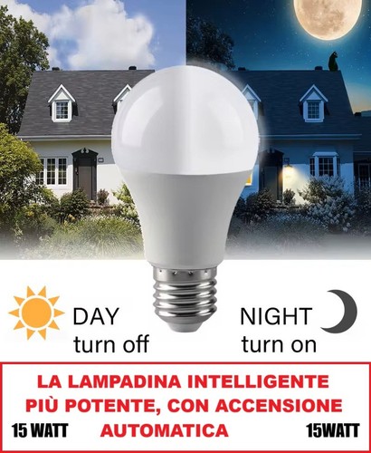 Lampadina led e27 - led, sensore