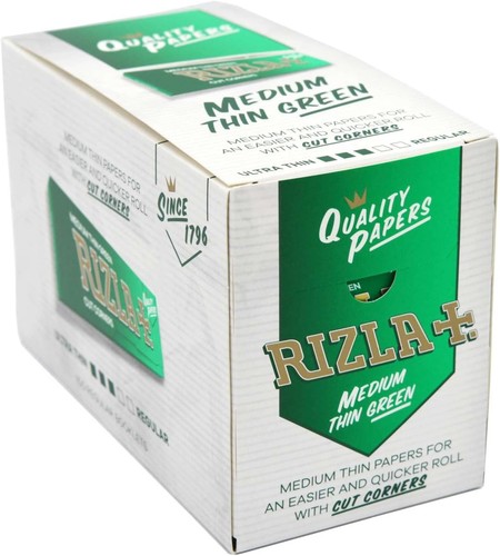 Rizla green cigarette rolling - green,
