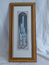 CARLO MIRABASSO "PAESAGGIO UMBRO" TECNICA MISTA RITOCCATA A MANO. 35X100