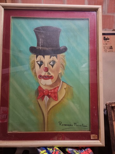 Quadro antico romano - quadro, mussolini