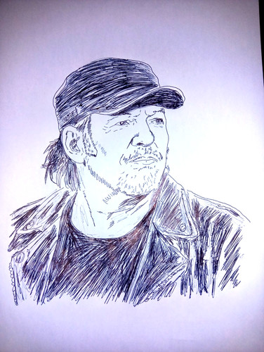 Disegno vasco rossi - disegno,