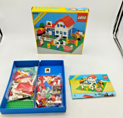 Lego 6379 maneggio - lego, scatola