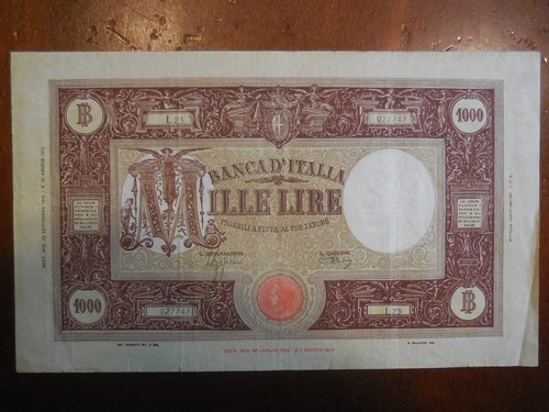 Banconota 1000 lire - banconota,