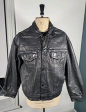 Giacca pelle vitello vintage