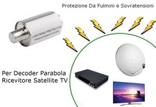 tn Protezione decoder Tv Fulmini Temporali ricevitore satellitare parabola sky