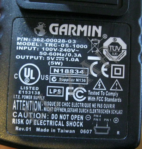 Alimentatore originale garmin - alimentatore,