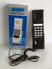 TELEFONO PARETE MARRONE CON
