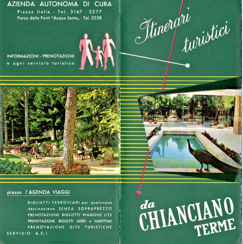 Depliant pieghevole chianciano - pieghevole,