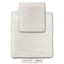 NEW BASIC Set 2 Asciugamani (Viso + Ospite) Cieffepi Home Collections
