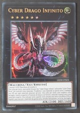CYBER DRAGO INFINITO Ultra Rara in Italiano LEDD-ITB31 YUGIOH