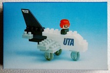 Avion Type LEGO UTA - 747 Boeing (Air France airbus aviation playmobil jouet)
