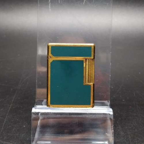 Accendino dupont laccato verde - dupont,