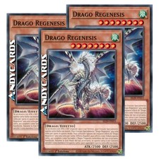 DRAGO REGENESIS 3x • (Regenesis Dragon) • Comune • ALIN IT015 • 1Ed • Yugioh!