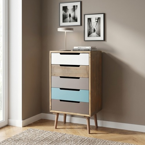 Dechome cassettiera cassetti - cassettiera, 5
