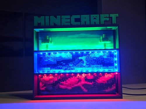 Espositore minecraft con - minecraft,