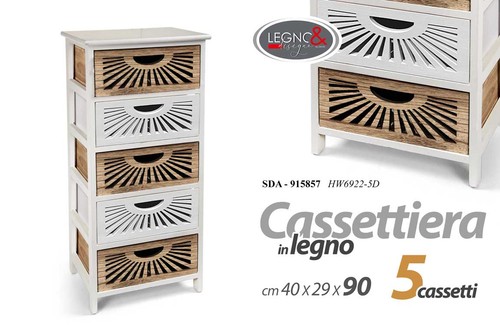 Cassettiera mobiletto - mobiletto, 5