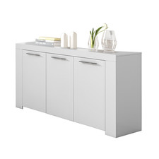 CREDENZA Moderna mobile bianco opaco a tre ante soggiorno arredo casa salone