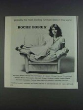 Pubblicità sedia Roche Bobois
