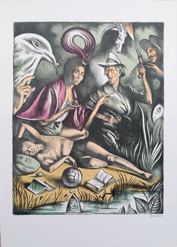 Gregorio sciltian litografia - -,