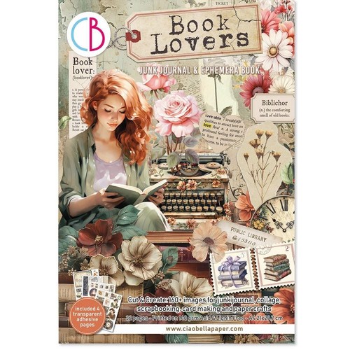 Blocco carte junk journal - blocco, &