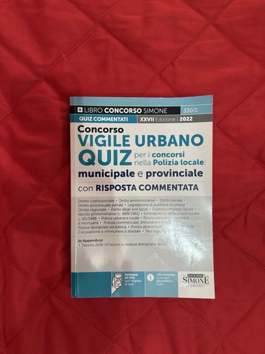 Libro concorso vigile urbani - libro,