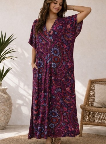 Abito maxi caftano - maxi,