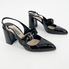 Prada nero vernice punta
