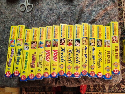 Grandi cartoni vhs - lotto,