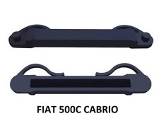 Coppia connettori destro e sinistro per capote Fiat 500 Cabrio Fiat 500C 500 C