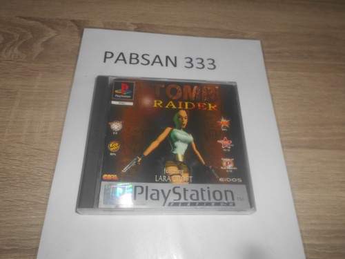 Ps1 tomb raider pal - ps1,