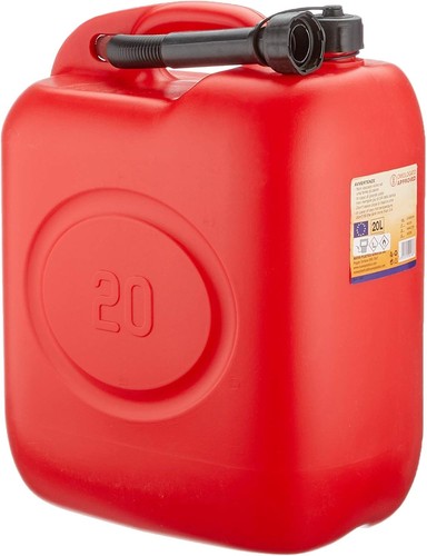 Tanica plastica rossa - in, rossa,