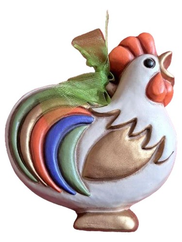 Thun gallo ceramica figurina - thun,
