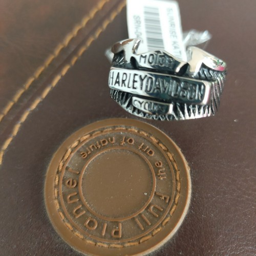 Anello ring biker stile harley - anello,