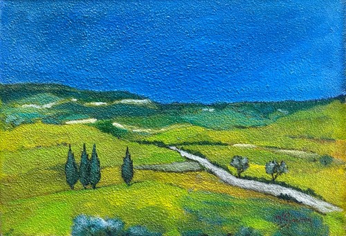 Michel guerin 70x100 - 70x100, olio