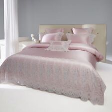 Set lenzuola 4 pezzi pizzo seta pesante cotone copripiumino lenzuolo piatto 2 federe