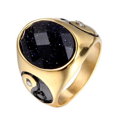 Anello uomo yin ying - uomo,