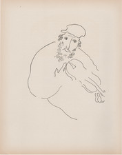 Marc Chagall - Il violinista - Litografia