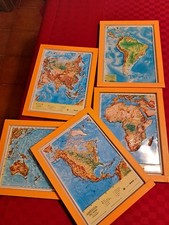 Lotto 5 cartine geografiche in