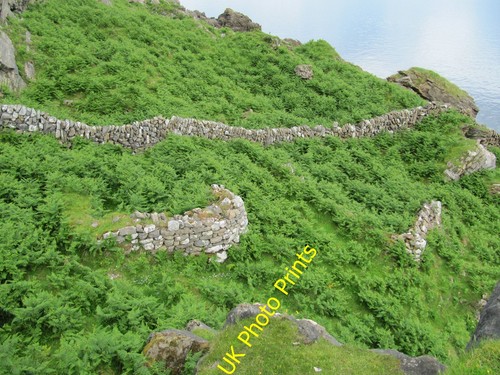 Photo 6x4 dry stone wall - dry,