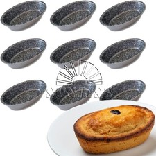 Stampo Pasticciotto Leccese Formine Pasticciotto in Alluminio - 9 pz