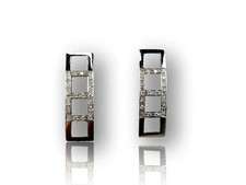 Orecchini in ORo Bianco di 18