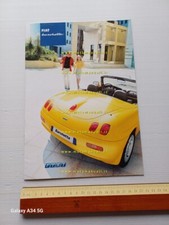 Fiat Barchetta spider 2001 depliant italiano originale