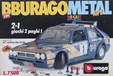 Pubblicità Italian Clipping 1989 BBURAGO KIT Lancia Delta S4 Metal Kit