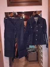 COTTON BELT COMPLETO JEANS CAPRI TG 48 STRASS