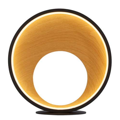 Led table lamp black metal - table,