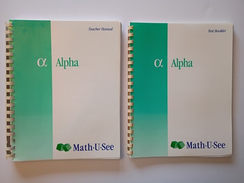 Math see alpha teacher - math, u