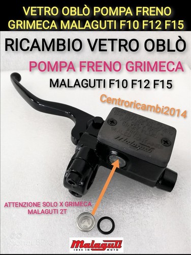 Vetro oblò pompa freno - vetro,