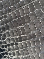 F36 Pelle stampa Cocco colore nero accoppiata con feltro - Sp. 2,8 MM